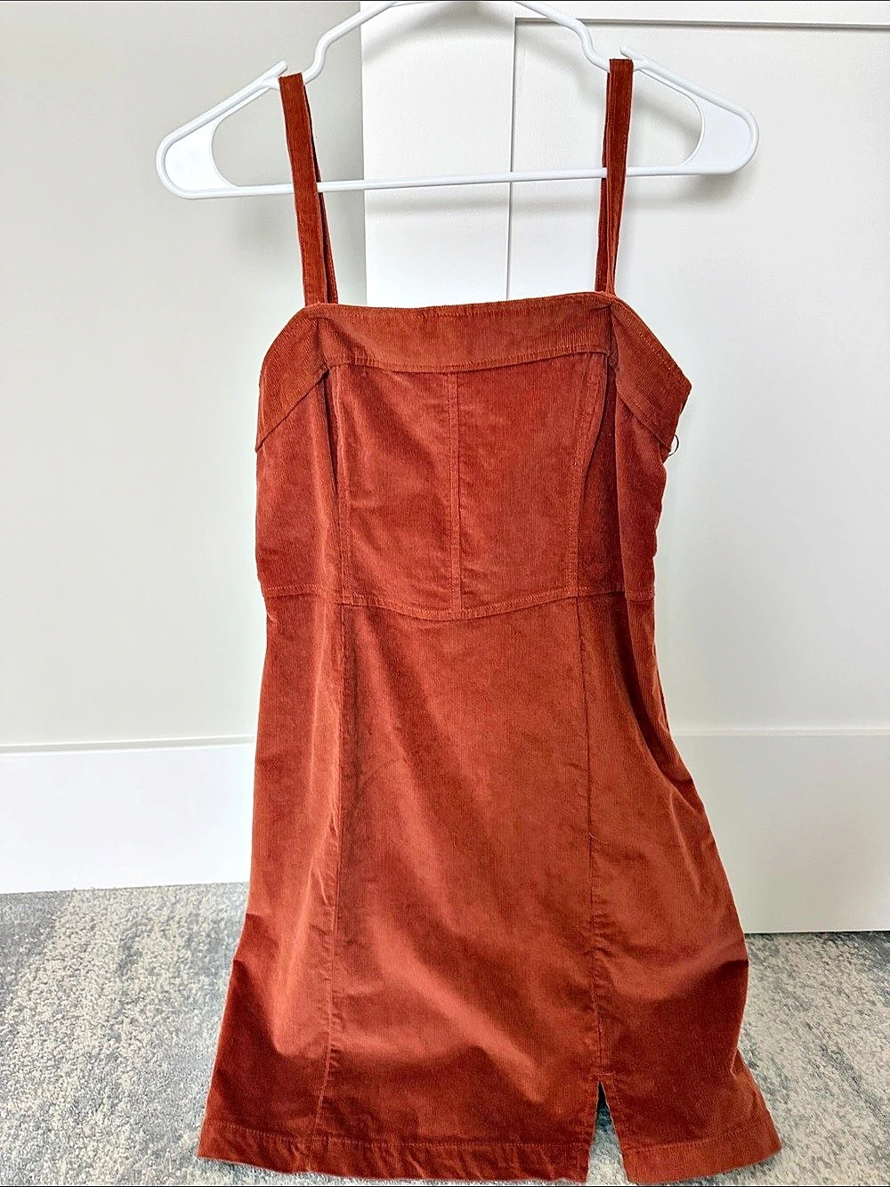 Hollister Corduroy Romper in Brown Size Medium